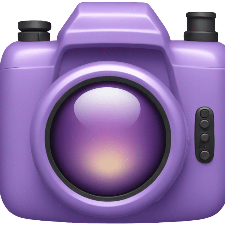 Camera light purple emoji