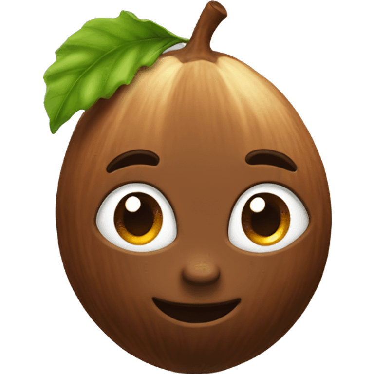 Hazelnut emoji