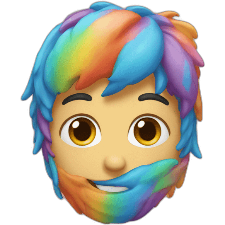 Coeur multicolore emoji