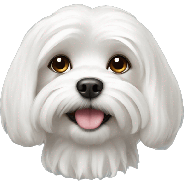 Maltese dog emoji