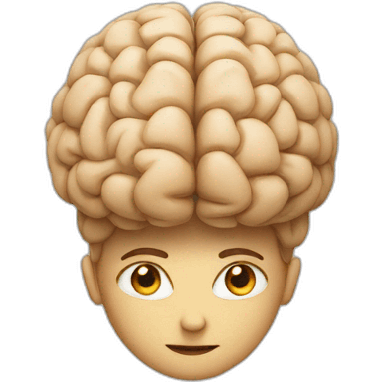 super brain emoji