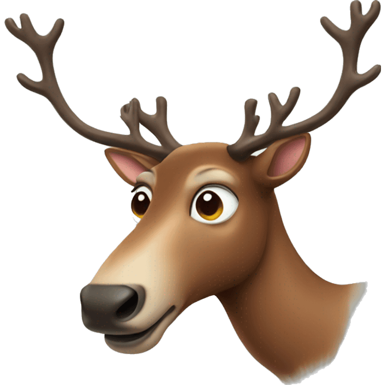 reindeer emoji