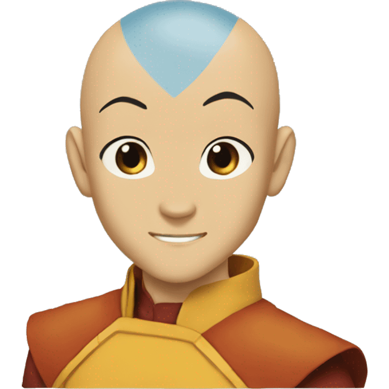 Aang in avatar statefrom avatar the last air bender emoji