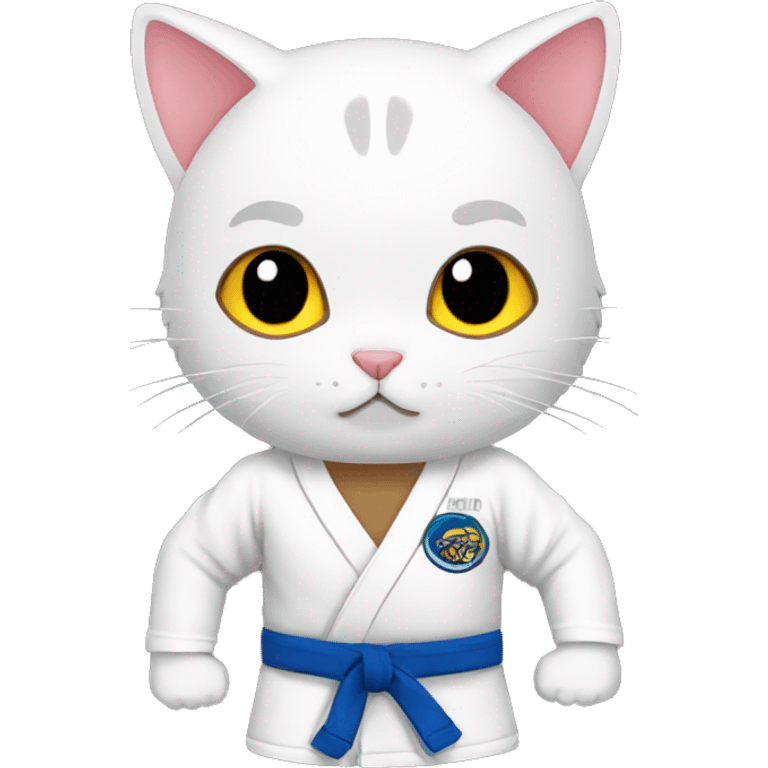 Human cat bjj emoji