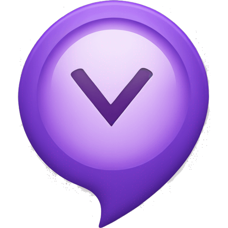 purple check mark emoji