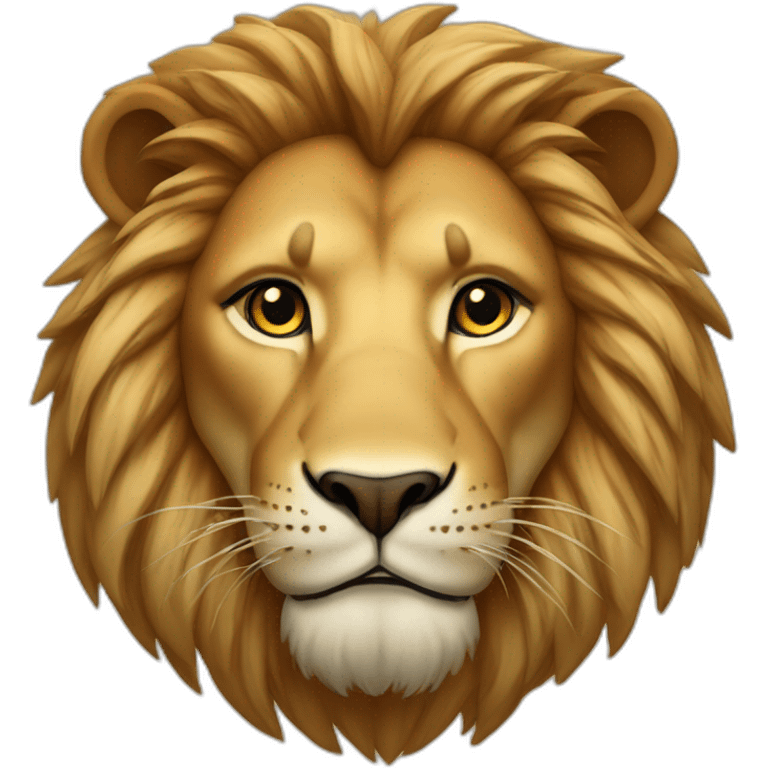 Lion's head emoji