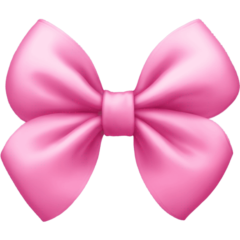 a coquette cute pink bow emoji