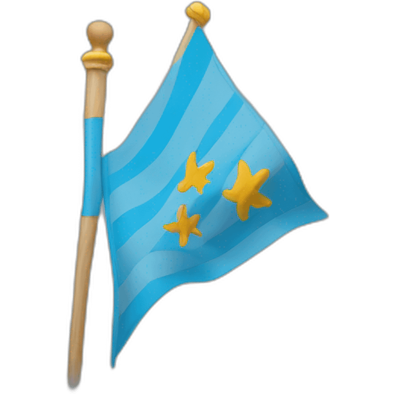 Bandera de Galicia emoji