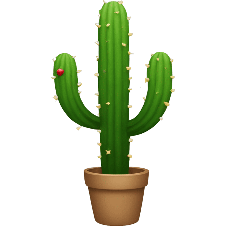 Cactus christmas tree emoji