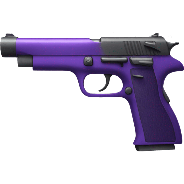 Purple pistol with silencer emoji