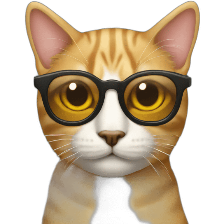 gato con lentes de sol emoji