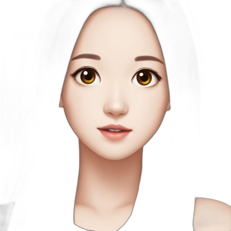 brunette blackpink jisoo emoji