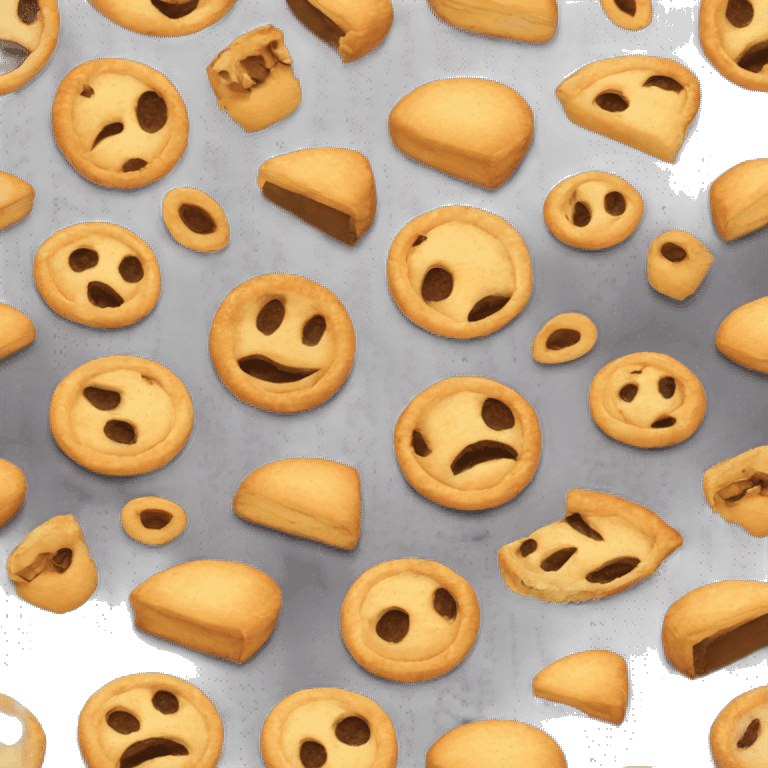 Pies z szalikiem emoji