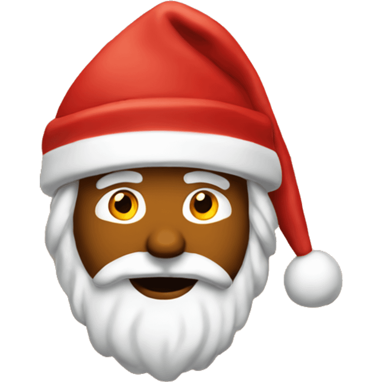 Santa in desert emoji