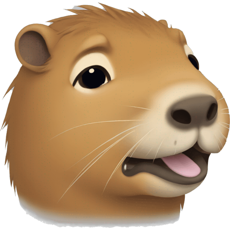 Capybara crying emoji