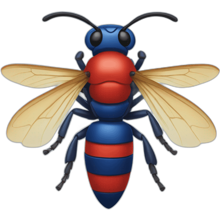 Hornet-blue-white-red-france emoji