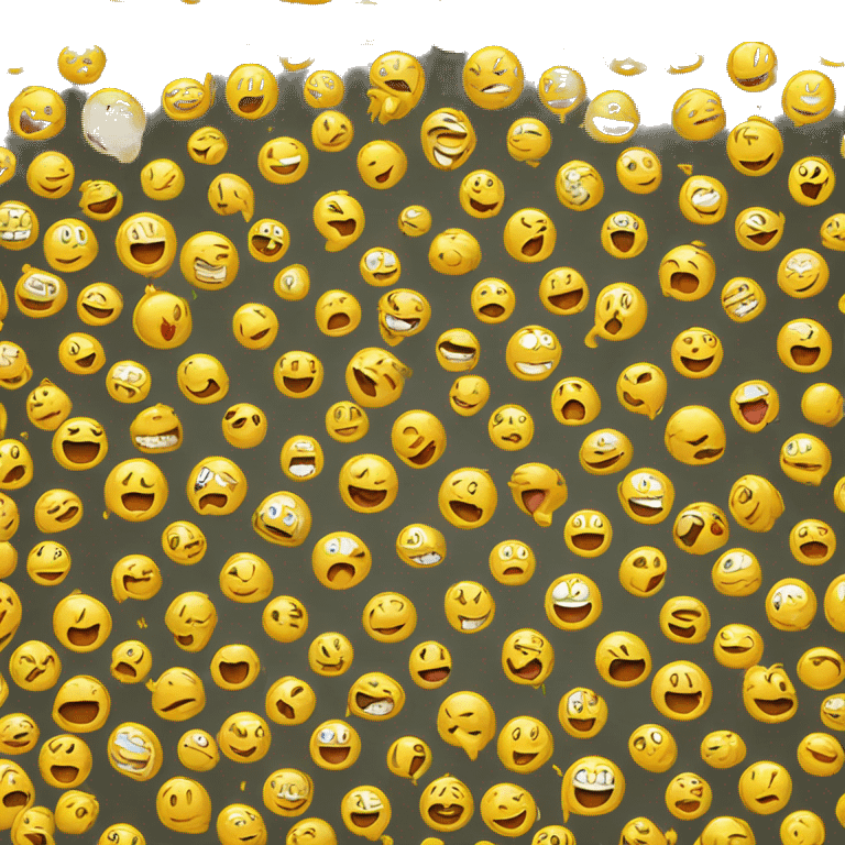 Un emoji amarillo que esté gritando: siuuu emoji