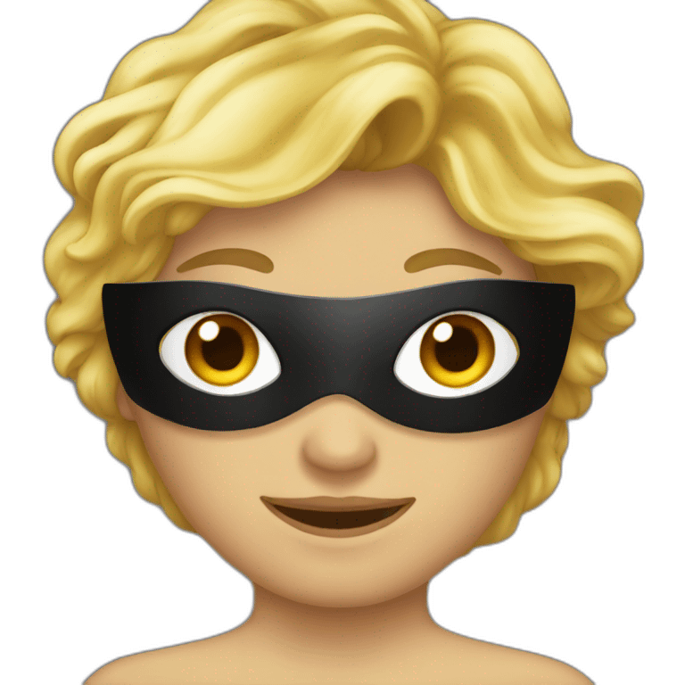 Zorro masquée blonde emoji