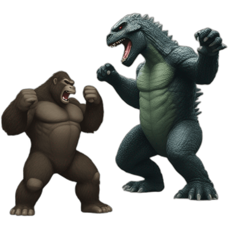 Kong vs godzilla emoji