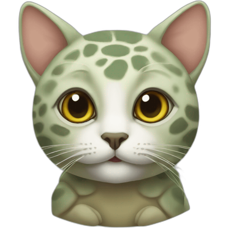 Turtle cat emoji