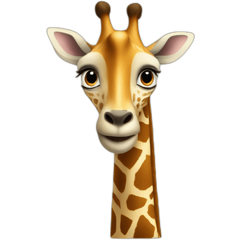 Girafe coeur emoji