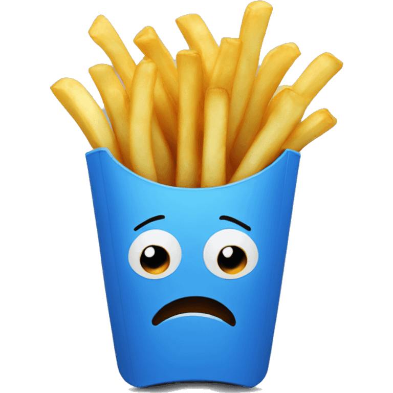 crying french fries emoji