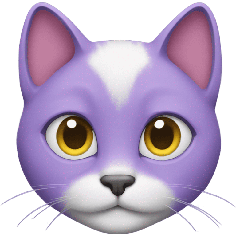 Purple cat  emoji