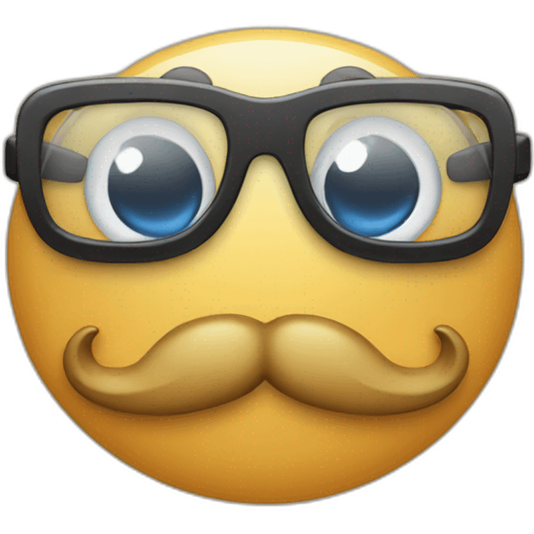 phishing moustache emoji