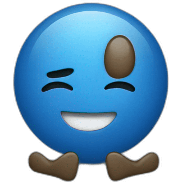 Relaxed Blue emoji