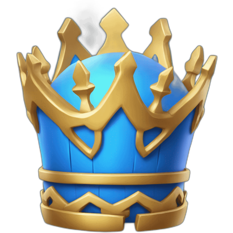 Couronne bleu clash royale emoji