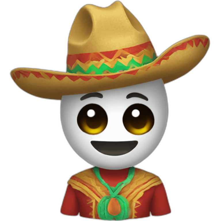 Trime with à mexicain hat emoji