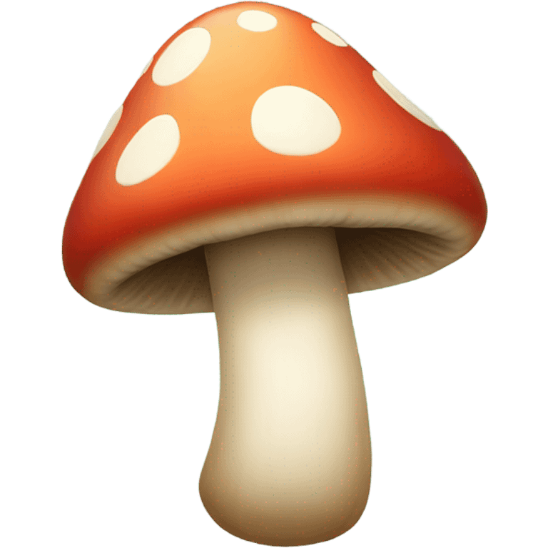 Singing mushroom emoji