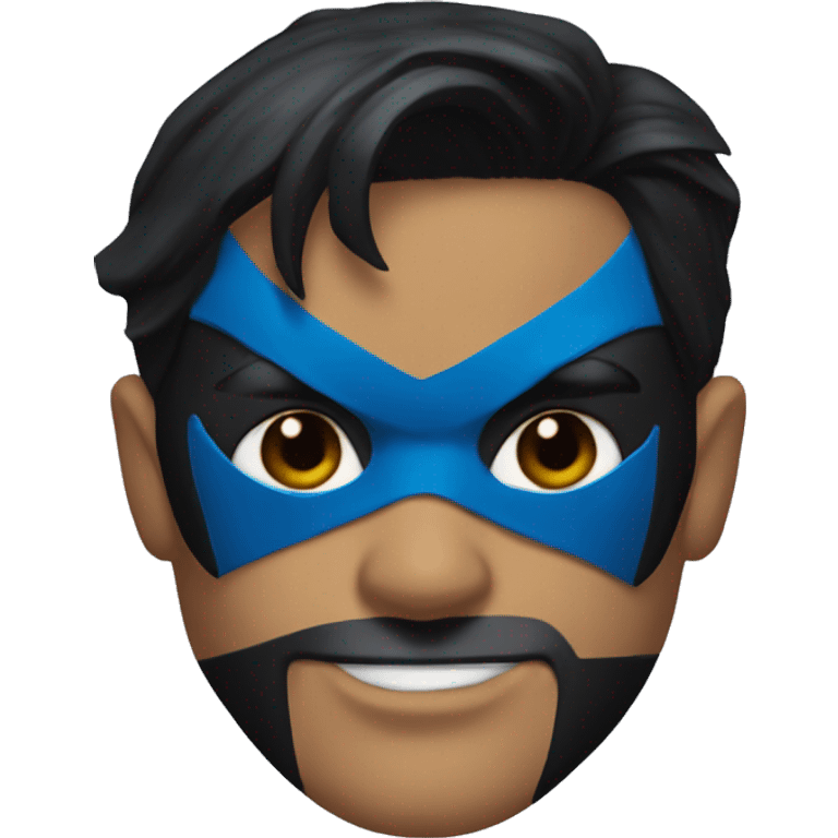 dc comics nightwing masked emoji