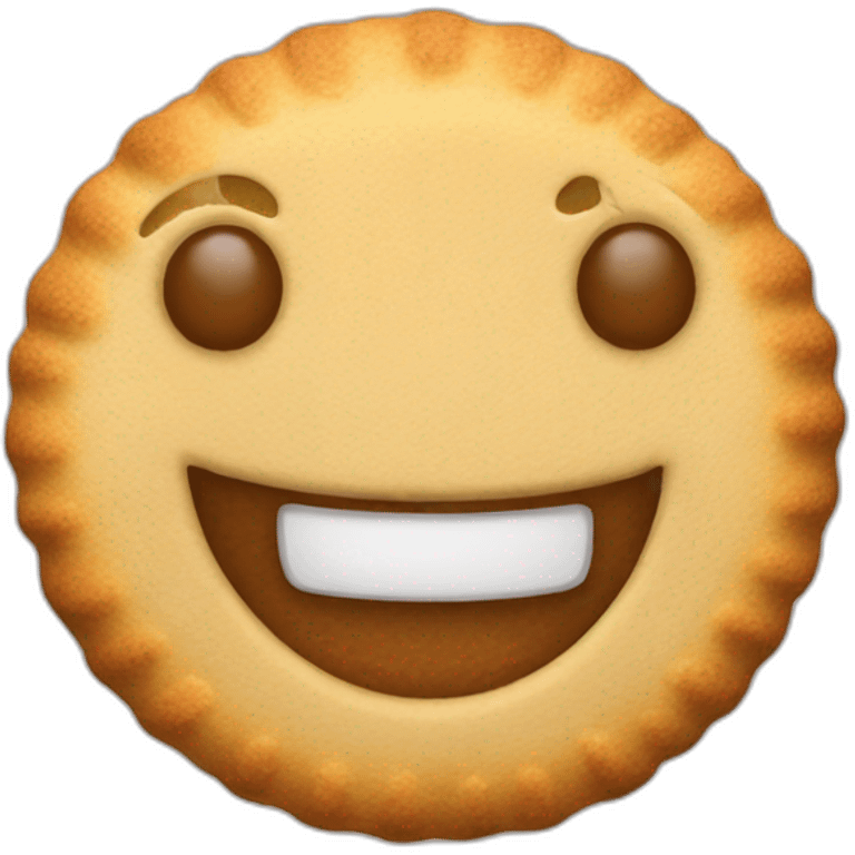 happy biscuit emoji