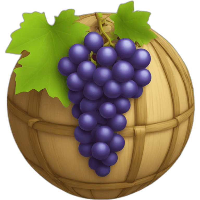 vines and grapes sphere emoji