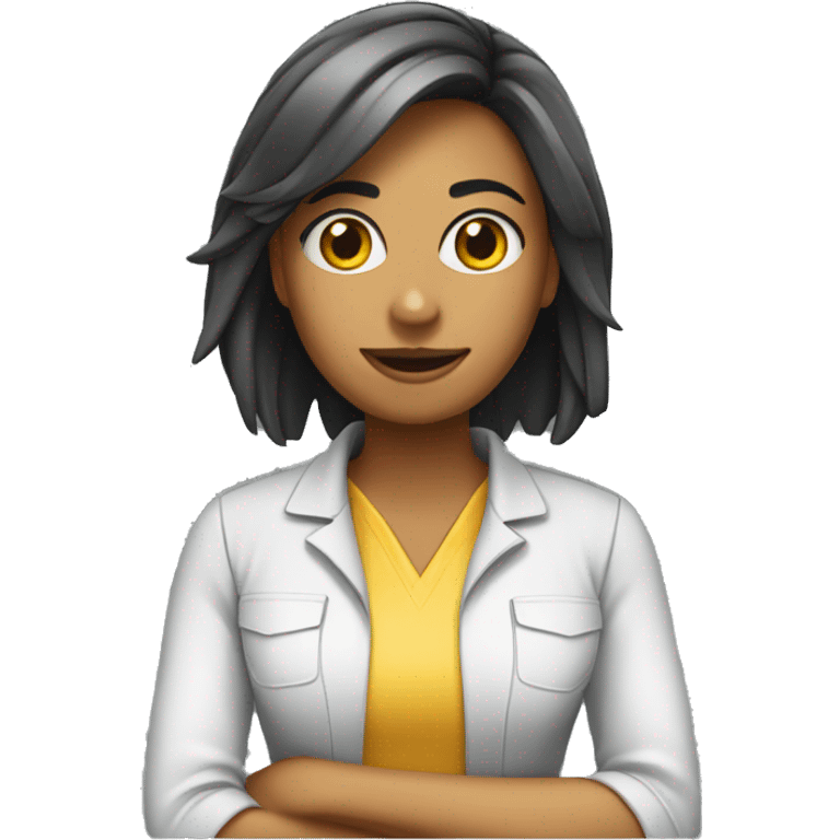 Chica trabajadora emoji