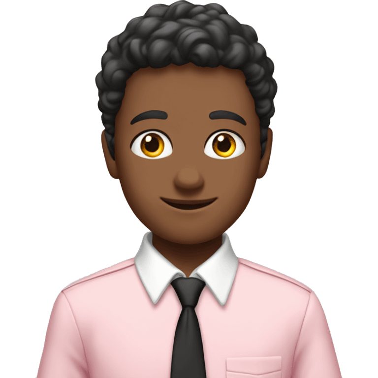 Soft pink school uniform only for boys teenage emoji