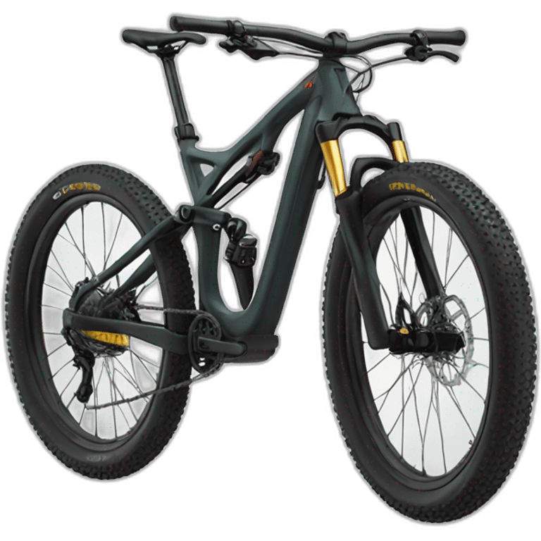 full suspension mountain bike emoji