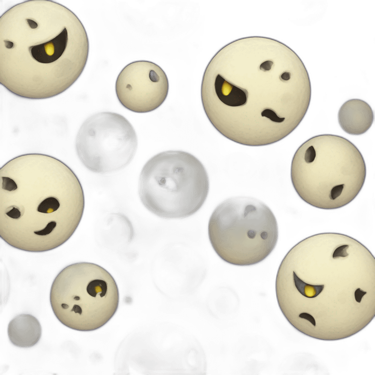 spooky moon emoji