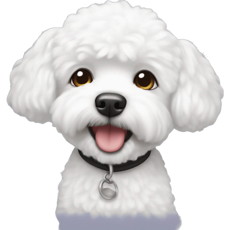 white bichon frisé emoji