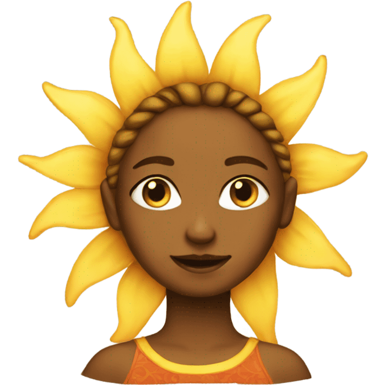 sun girl emoji