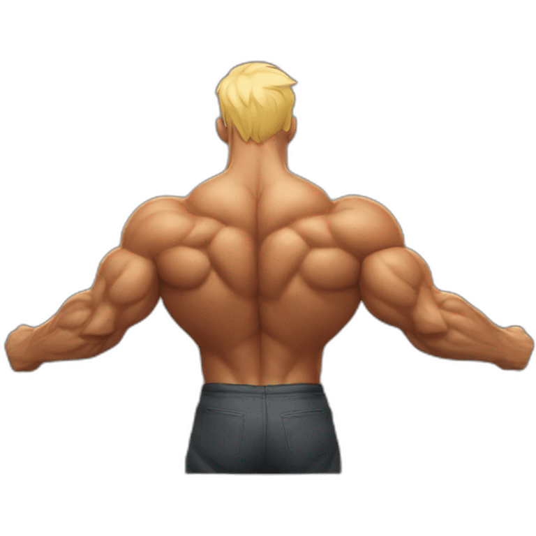 muscular back emoji