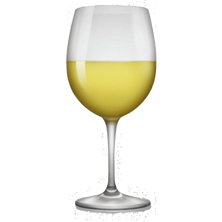 white wine with white heart  emoji