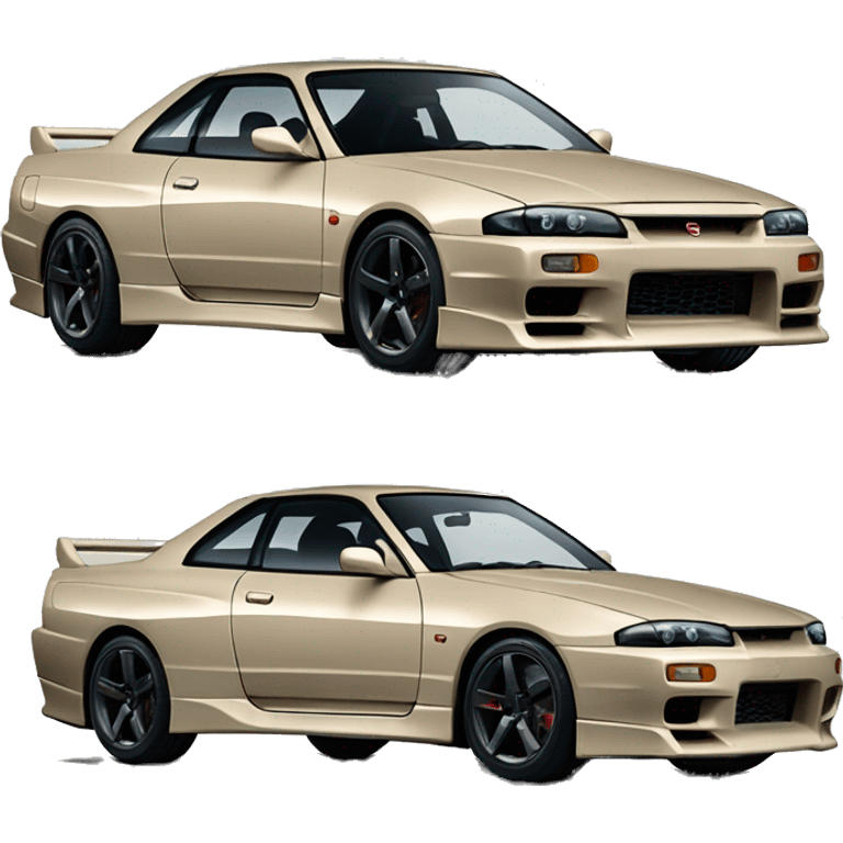 beige nissan skyline r33 emoji