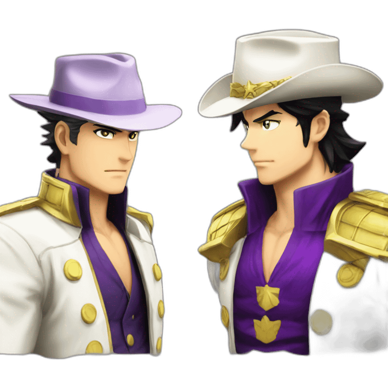 Jotaro and Star platinium emoji