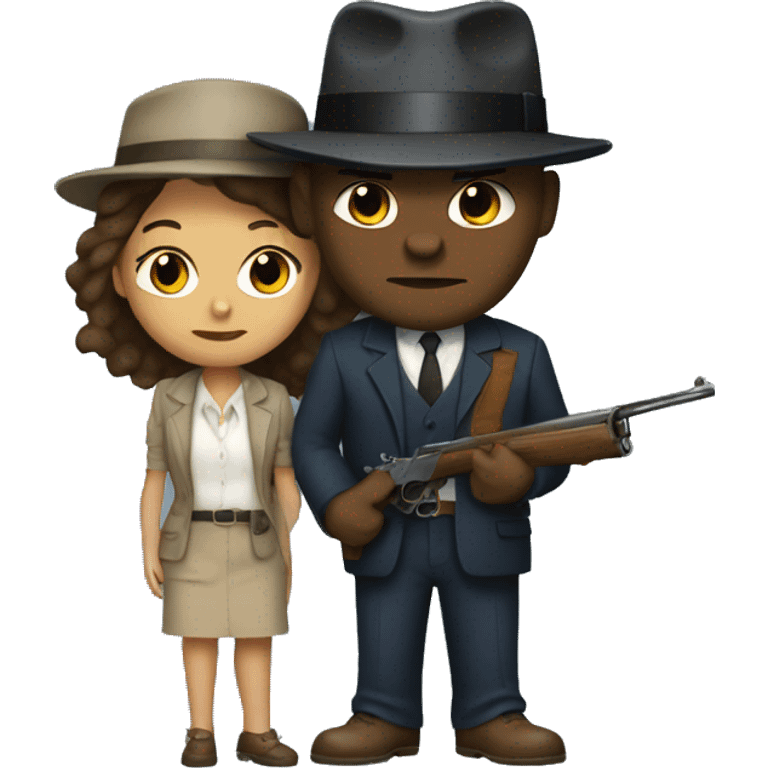 bonnie and clyde emoji