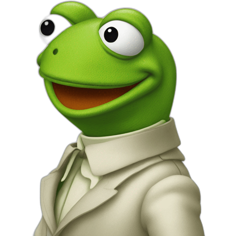 french kermit the frog emoji