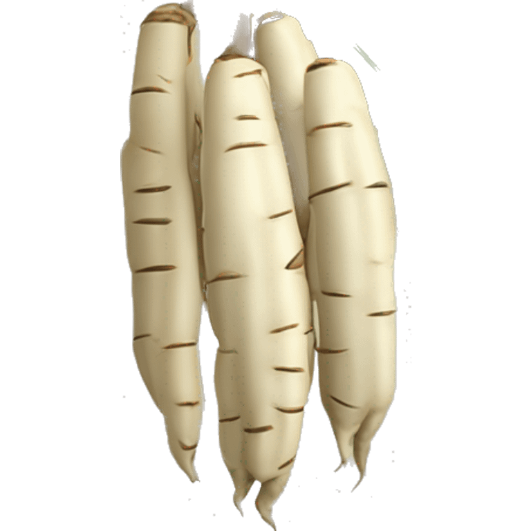 cassava with long tuberous edible roots and soft brittle stems; used especially to make cassiri (an intoxicating drink) and tapioca emoji