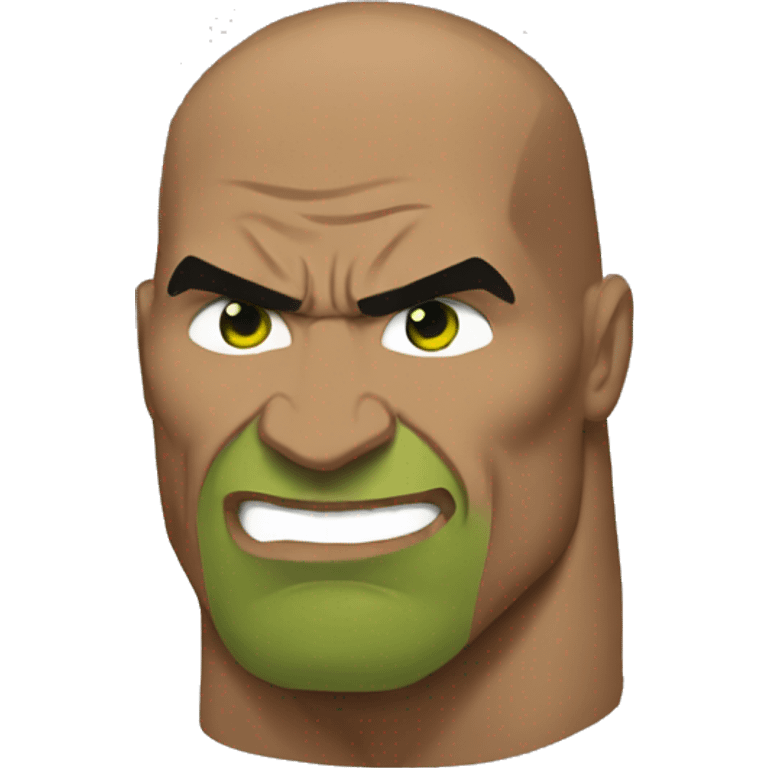 the rock was hulk emoji