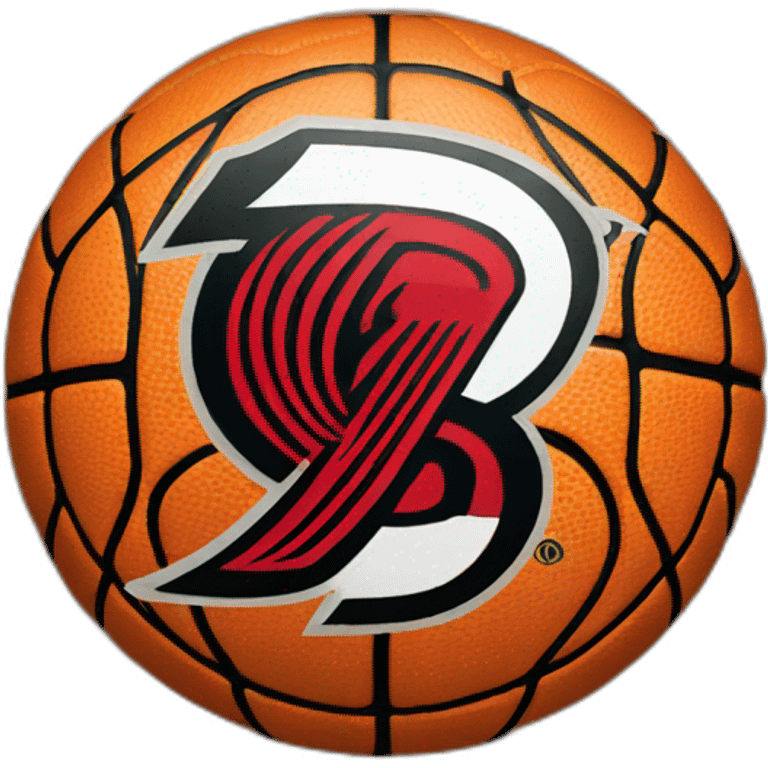 portland trailblazers basketball logo emoji